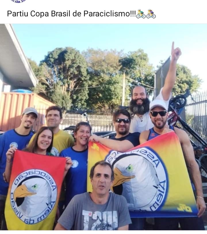 Imagem do evento de copa do Brasil de paraciclismo